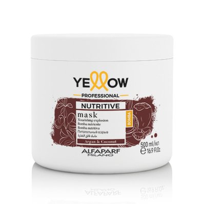 Yellow Nutritive Hair Mask поживна та зволожуюча маска для волосся Yellow Nutritive Hair Mask  - 500 мл YLN-0031 фото