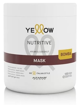 Поживна маска для волосся Yellow Nutritive Hair Mask - 1000 мл YLN-0041 фото
